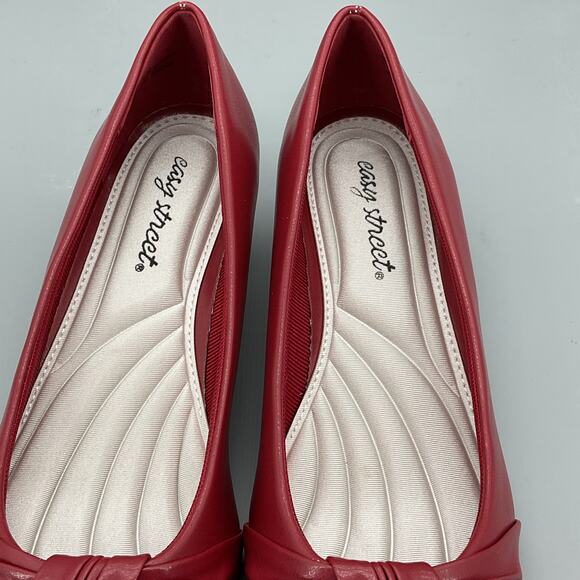 NEW Easy Spirit Women’s Waive Dress Heels Red Size 8.5M - Picture 6 of 10